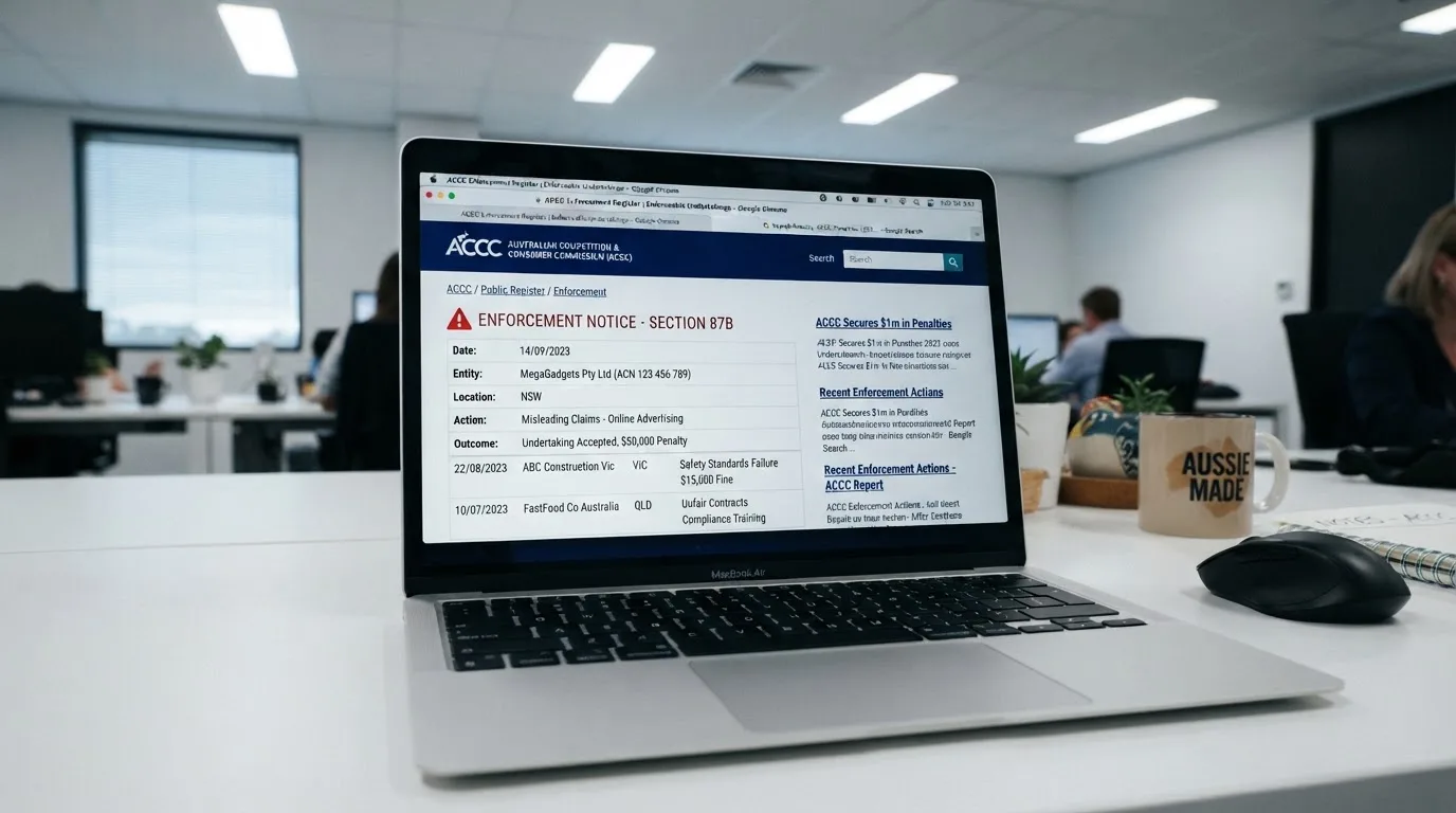 A laptop screen split between two browser tabs, one showing a comparison table and the other a search results page.