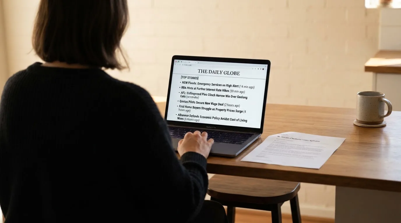 A laptop screen split between two browser tabs, one showing a comparison table and the other a search results page.